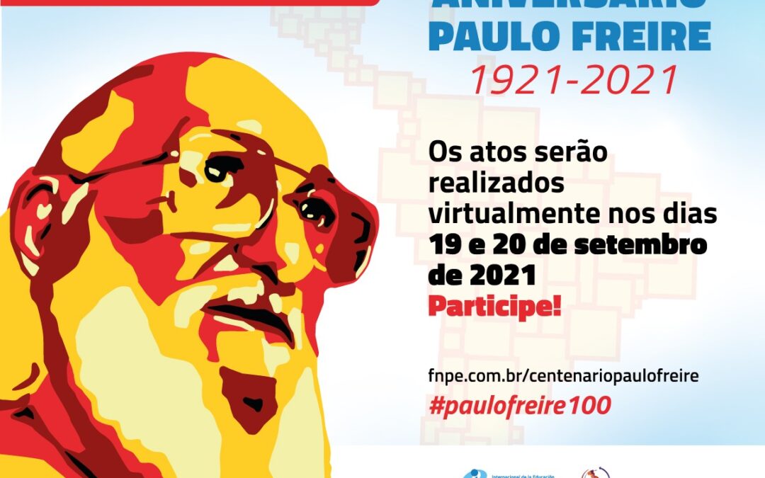 Mudança: programação do centenário Paulo Freire será virtual