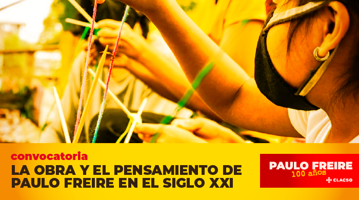 Convocatória: Feira virtual aberta e solidária de trabalhos juvenis sobre a obra e o pensamento de Paulo Freire no século XXI