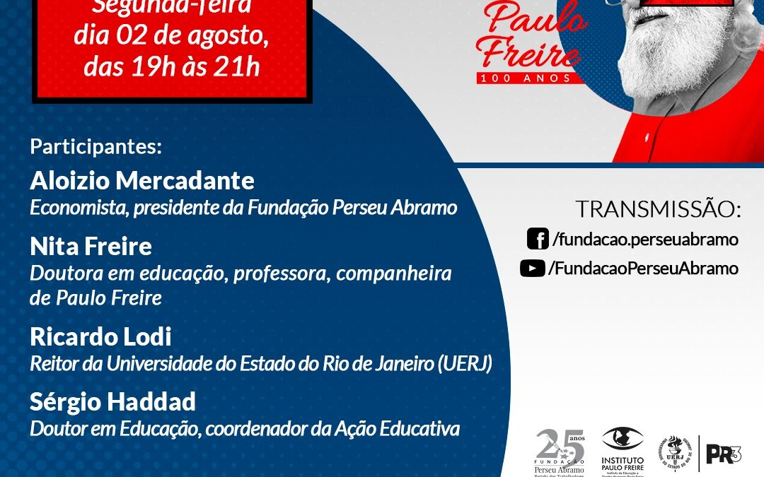 Abertura do Ciclo de Diálogos Paulo Freire 100 anos