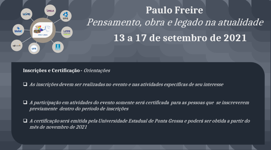 Paulo Freire: pensamento, obra e legado na atualidade