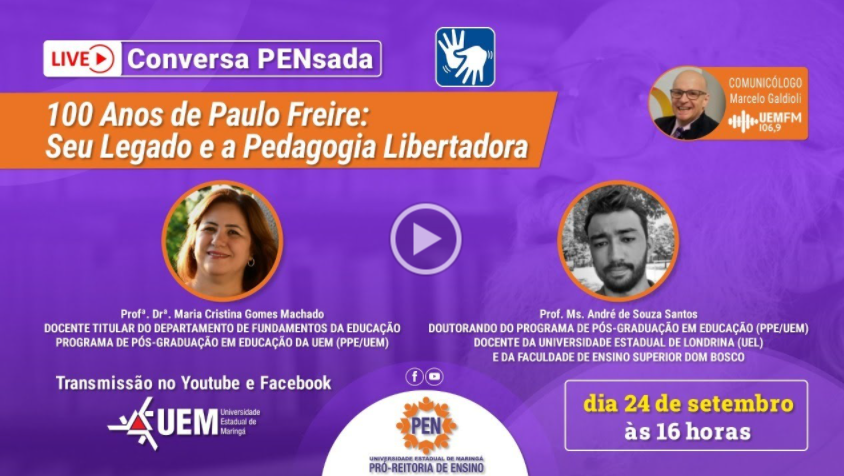 Live do Centenário do Paulo Freire