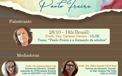 LIVE Paulo Freire e a Formação de Adultos