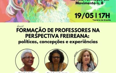 Live de lançamento da Revista Formação em Movimento n.8 será no dia 19 de maio