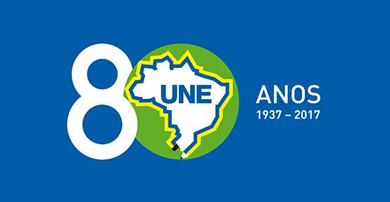 Logo - União Nacional dos Estudantes - 80 anos