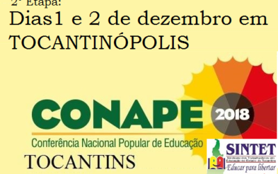 [TO] SINTET realiza 2ª etapa preparatória da CONAPE em Tocantinópolis