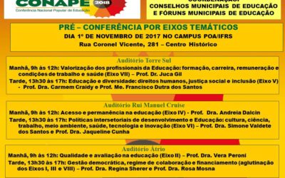 [RS] PRÉ-CONFERÊNCIA EM GRANPAL