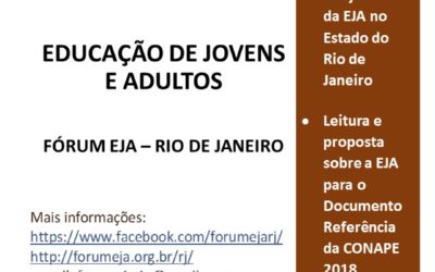 [RJ] Conferência Livre – Educação de Jovens e Adultos