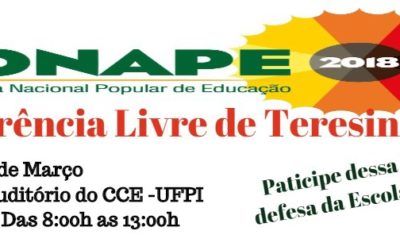 [PI] Conferência Livre em Teresina