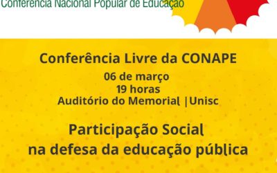 [RS] Conferência Livre da Conape em Porto Alegre