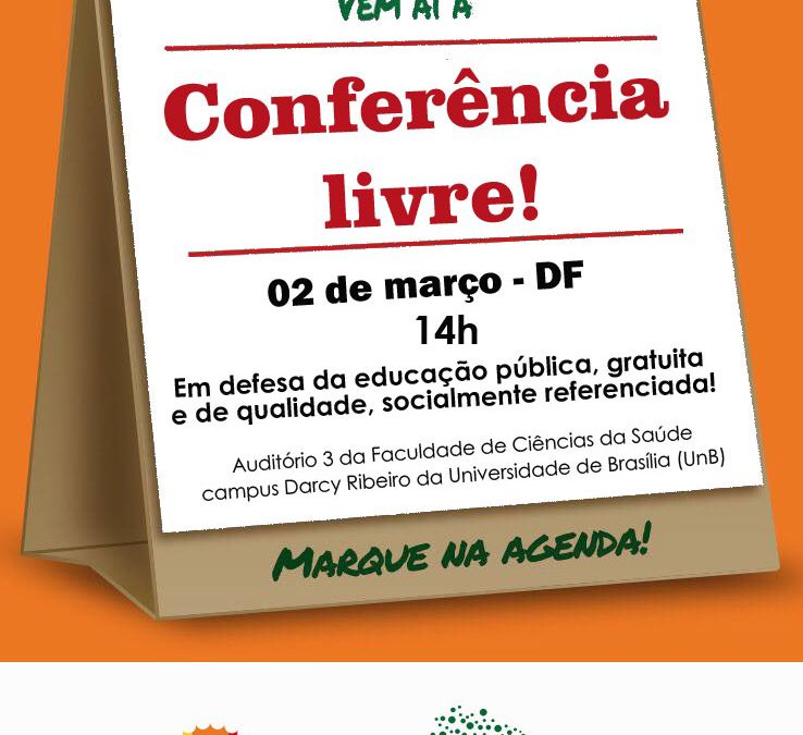 [DF] Conferência Livre em Brasília