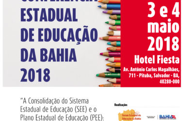 [BA] 3ª Conferência Estadual de Educação da Bahia 2018
