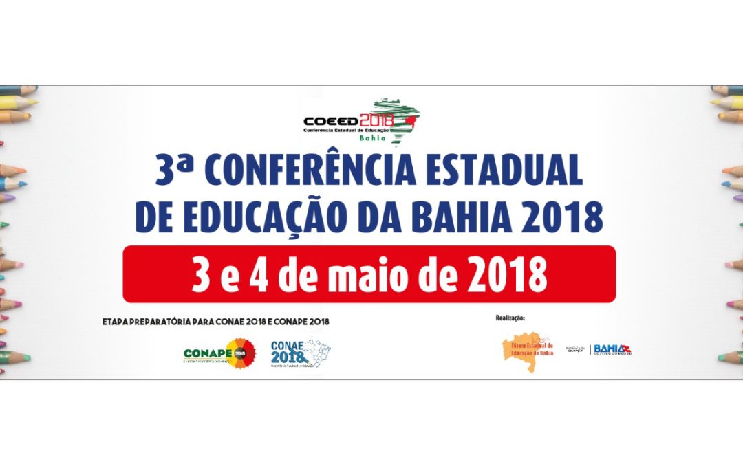 [BA] 3ª Conferência Estadual de Educação da Bahia