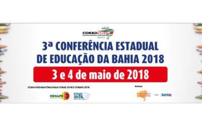 [BA] 3ª Conferência Estadual de Educação da Bahia