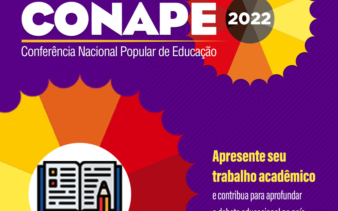 Chamada pública para apresentação de trabalhos acadêmicos na CONAPE 2022