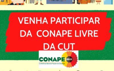 CUT realiza CONAPE Livre no próximo dia 26 de abril