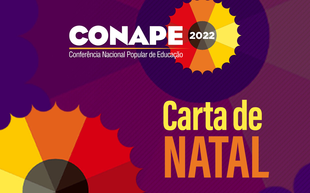 CARTA DE NATAL – CONAPE DA ESPERANÇA | FNPE
